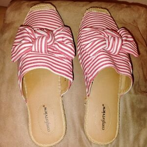 EUC Comfortview Adri Espadrille Mules
